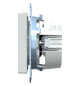 Steckdose 1f akws glz System M UP m.BS IP20 aktivweiß