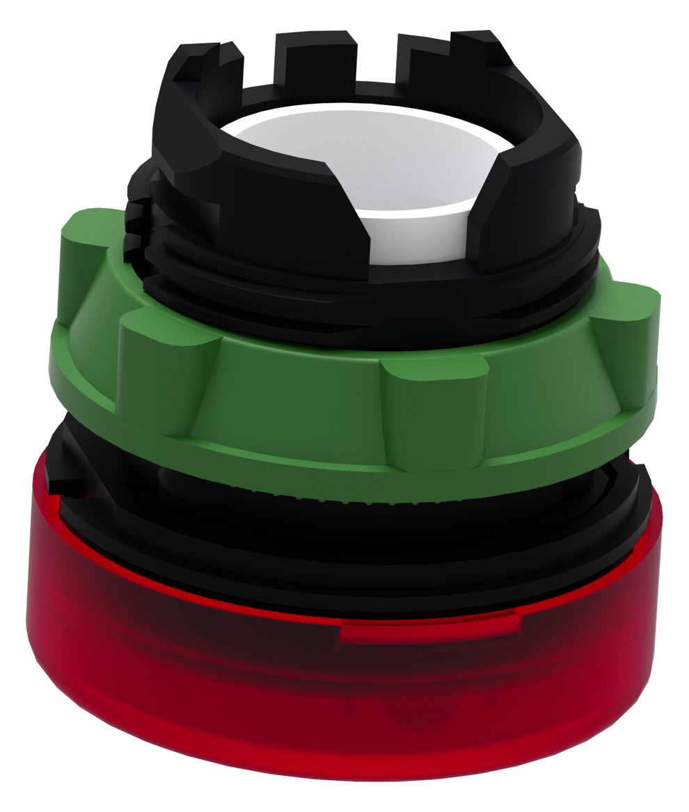 Leuchtmelder Front hoch rnd rt Ø22mm 1st Kst IP66