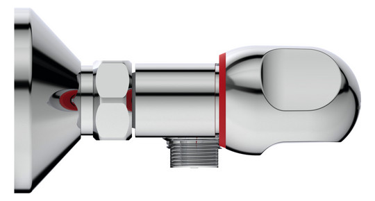 Ideal-Standard Brause-Zweigriff-Armatur Alpha AP, DN 15, verchromt