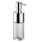 Dornbracht Spender Standmodell, Flasche aus Kristallglas, matt, Dark Platinum gebürstet