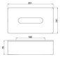 EMCO Kosmetiktuchbox Loft chrom, Wandmodell