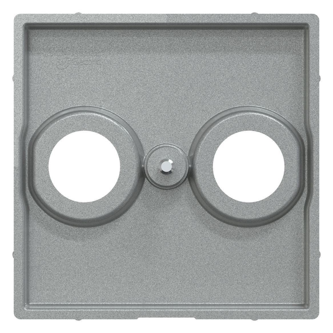 Zentralplatte Ant.dose 2f System M alu Schraubbef