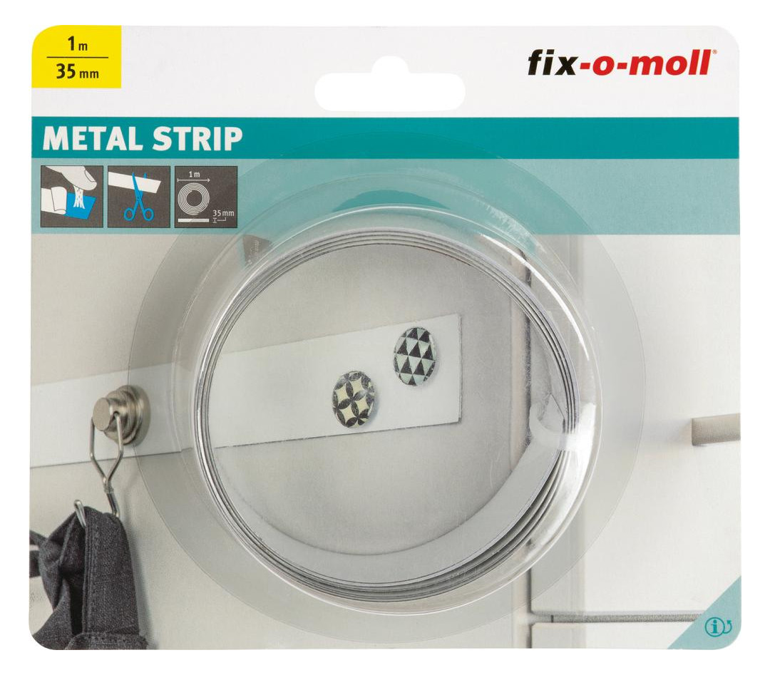 Bild Metallstreifen 1 m x 35, selbstklebend ,weiß Inhalt: 1 - suki-1