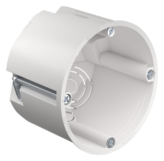 Verbindungsdose HW Ø68x62mm Kst IP3X rnd Ger/VerbDose/kast