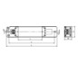 Vorschaltgerät 58-65W VVG f.T8 f.T38 f.T-U konv Für Lampenart T-U 190x41mm