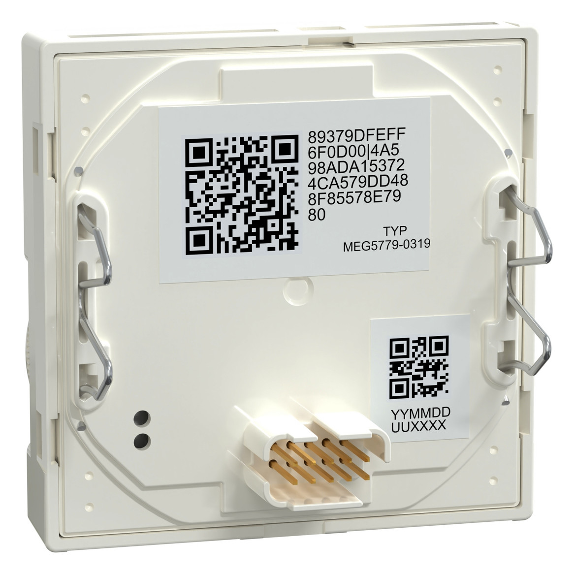 Raumtemperaturregler UP Zigbee polws glz Bedienelement Mit Vor-Ort Bedienung