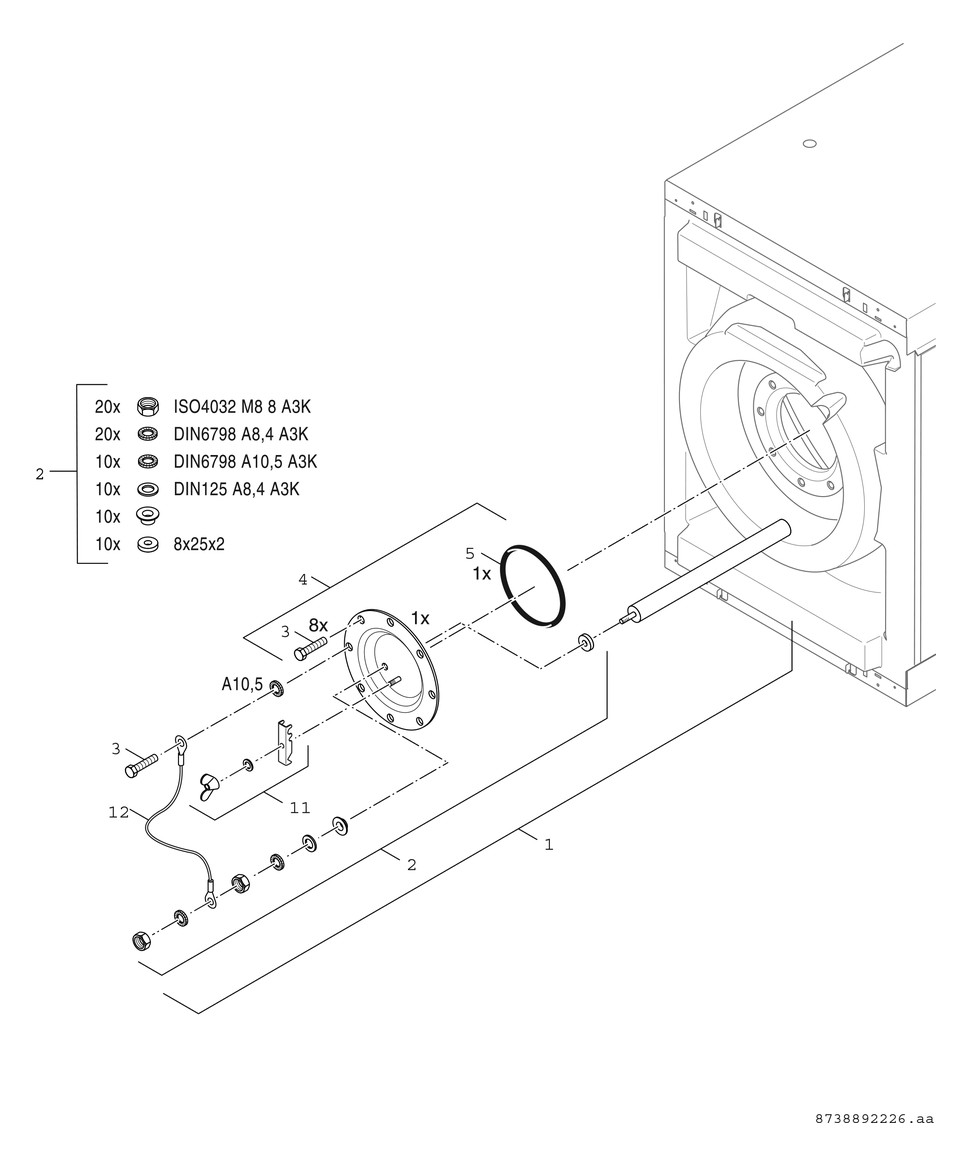 BOSCH Warmwasserspeicher WST 160-2 HRC, 160 l, liegend, eckig, weiß