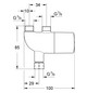 GROHE Untertisch-Thermostat Grohtherm Micro mit thermischer Verbrühschutz, chrom