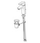 HANSA Waschtisch-Einhebelmischer HANSAPOLO XL mit Ablaufgarnitur, Ausladung 110 mm, chrom