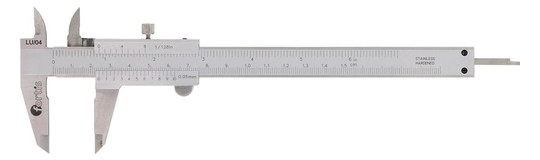 fortis-Taschen-Messschieber mit Feststellschraube 150 mm