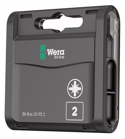 Wera-Bit-Sortiment Bit-Box 20 H - 20xPZ2