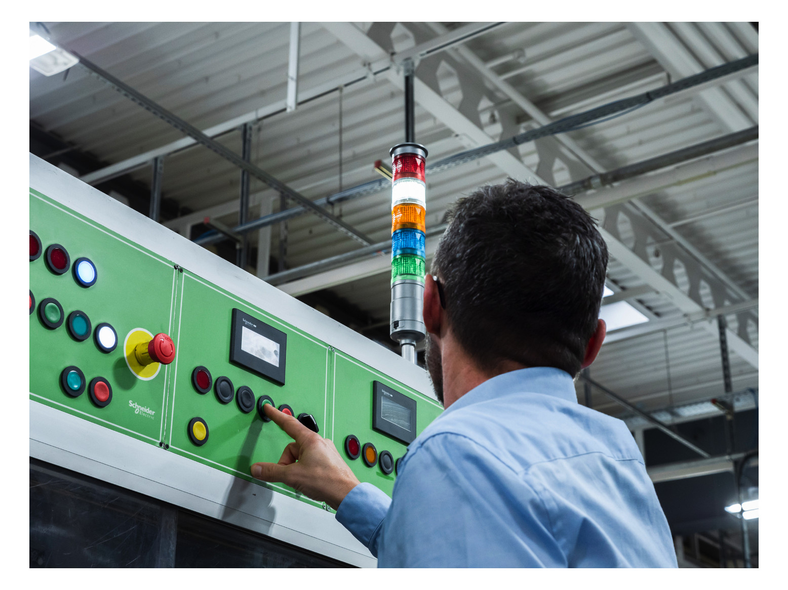 Leuchtmelder Front hoch rnd rt Ø22mm 1st Kst IP66