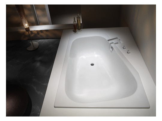 Kaldewei Badewanne PLAZA DUO 190 180x120/80cm, rechts, Griffloch, Perl-Effekt, bahamabeige