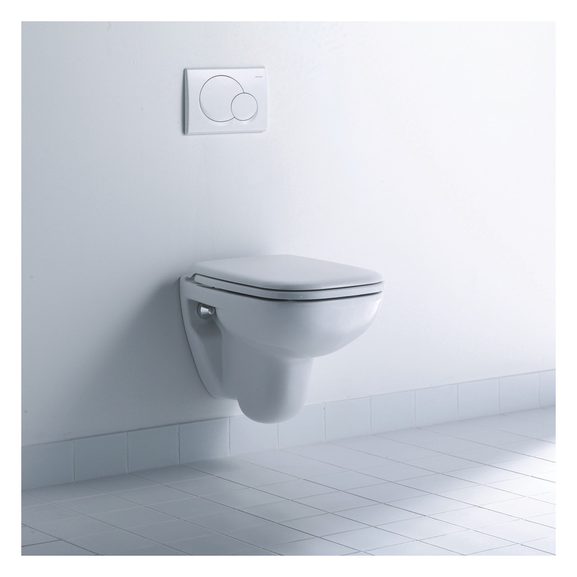 Duravit WC-Sitz D-Code ohne Absenkautomatik Scharniere Edelstahl, weiß