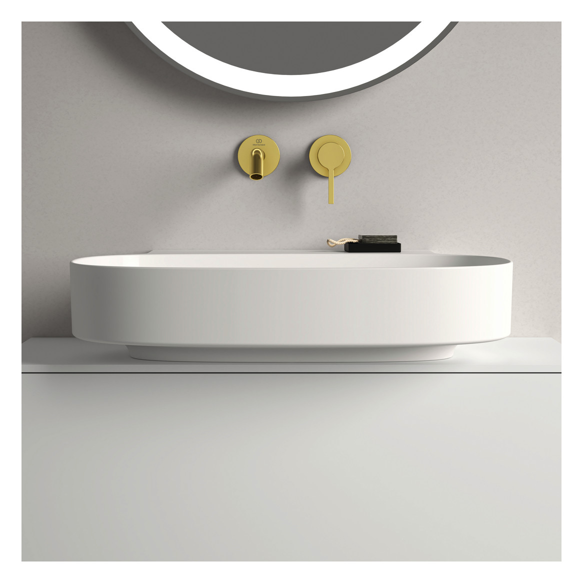 Ideal-Standard Waschtisch Linda-X 45x38x15,5cm, ohne Hahnloch, mit Überlauf, weiß IdealPlus