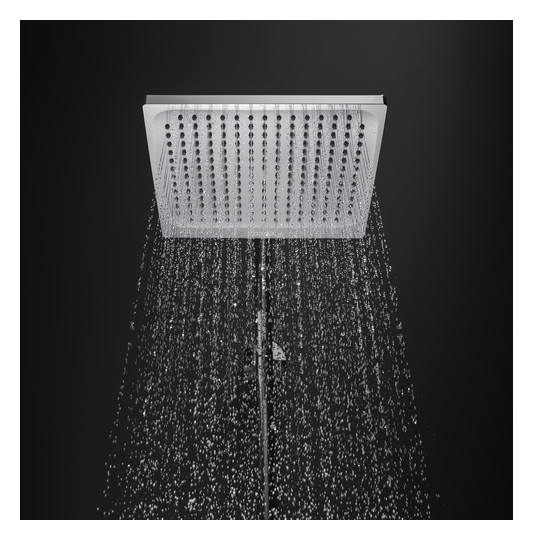 hansgrohe Showerpipe Crometta E mit Thermostat, 1jet, chrom
