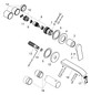 hansgrohe Fertigmontageset Vivenis UP-Waschtisch-Einhebelmischer, für Wandmontage, mit Auslauf 192mm, mattschwarz