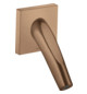 hansgrohe Wanneneinlauf Axor Starck Organic Ausladung 160mm, brushed red gold