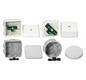 Abzweigdose IP55 2,5qmm 80x80x45mm gr Kst Wand/Decke
