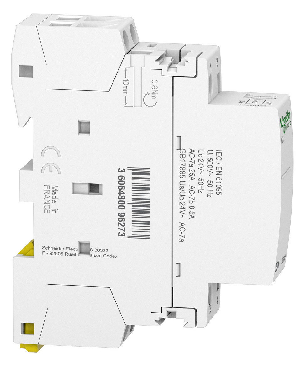 Installationsschütz 25A Acti9 24V/AC 1TE 250V/AC 2S 2850W/AGL Installationsschütz 25A Acti9 24V/AC 1TE 250V/AC 2S 2850W/AGL