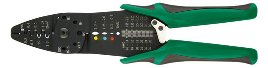 fortis-Crimpzange für isolierte Kabelschuhe - 0,5-6qmm