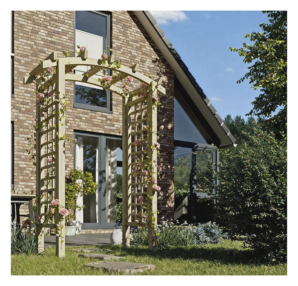 Bild ROSE Bogenpergola ca. 160 x 220 x 62 cm, Durchgang ca. 114 cm kdi-grün - n.a.-1
