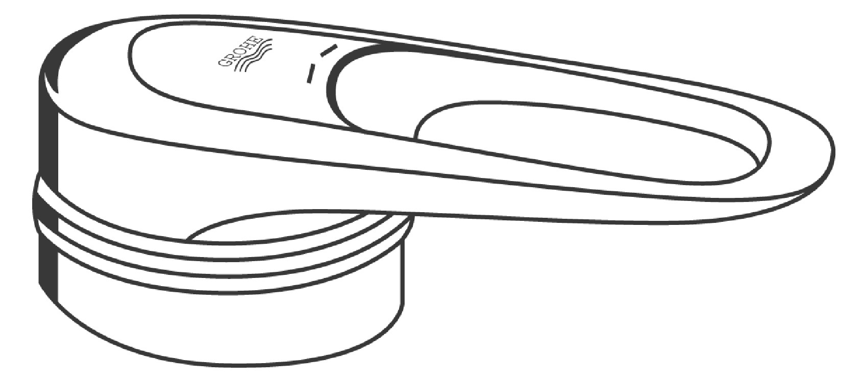 46415-L-EUROPLUS`-HEBEL, WEIß 46415-L-EUROPLUS`-HEBEL, WEIß