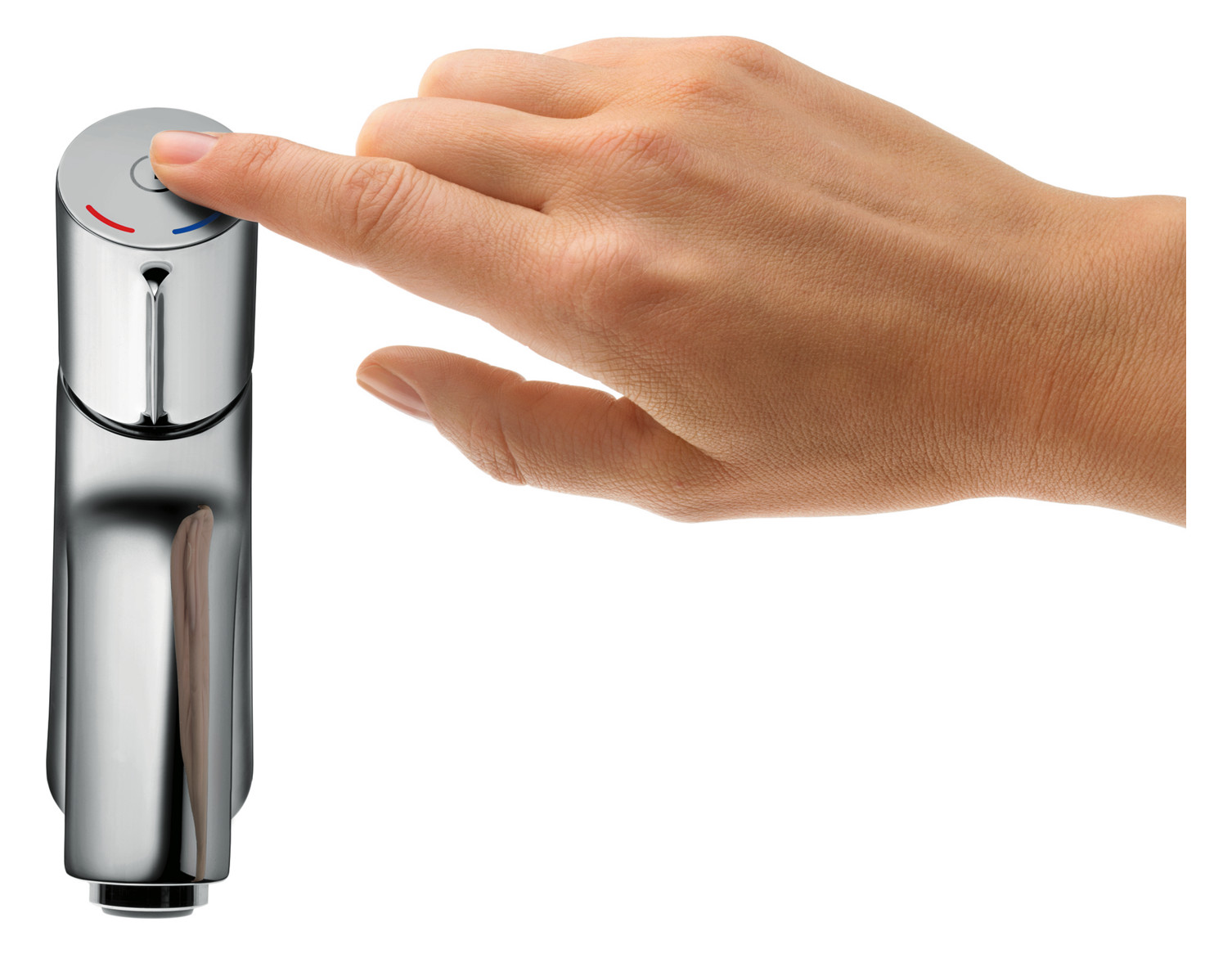 hansgrohe Waschtisch-Einhebelmischer 100 Talis Select S mit Zugstangen-Ablaufgarnitur, chrom