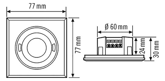 Esylux PD-FLAT 360i/8 SB KNX  EP10451775 