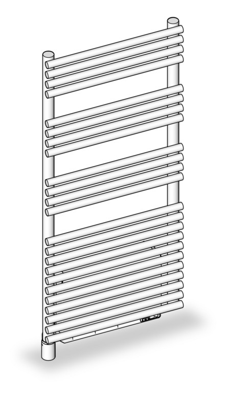 Zehnder Design-Elektroheizkörper Forma Air LFE-90-050/IPS, 921 x 496 mm, beige grey