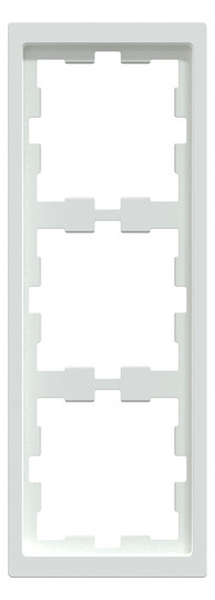 Rahmen 3f lows glz D-Life Kst f.GEB-K Unterputzmontage Thermopl