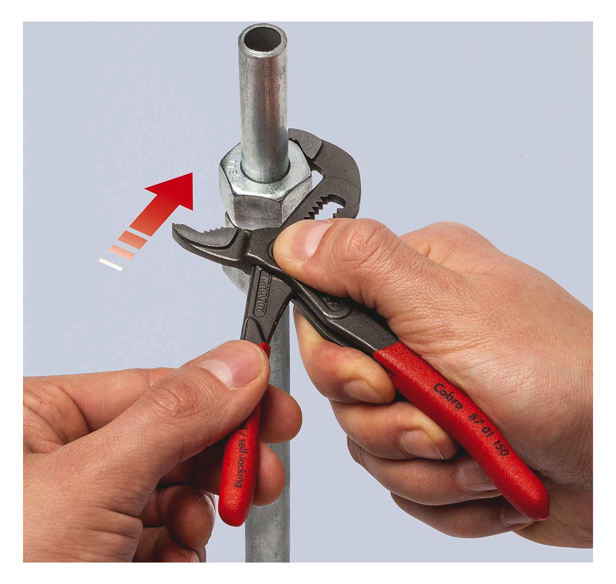 Wasserpumpenzange 150mm Cobra 2Komp Rillengel