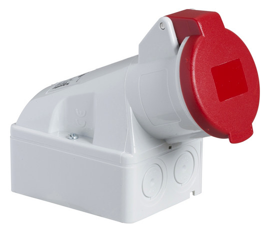 CEE-Steckdose 4p 16A Acti9 6h 400V/rt IP44 AP Schraubkl Kst