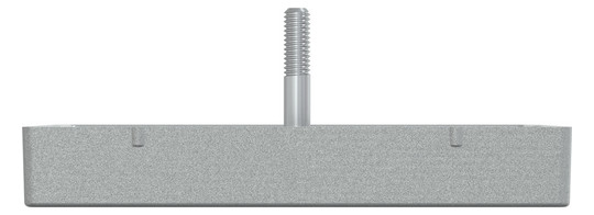 Zentralplatte Ant.dose 2f System M alu Schraubbef