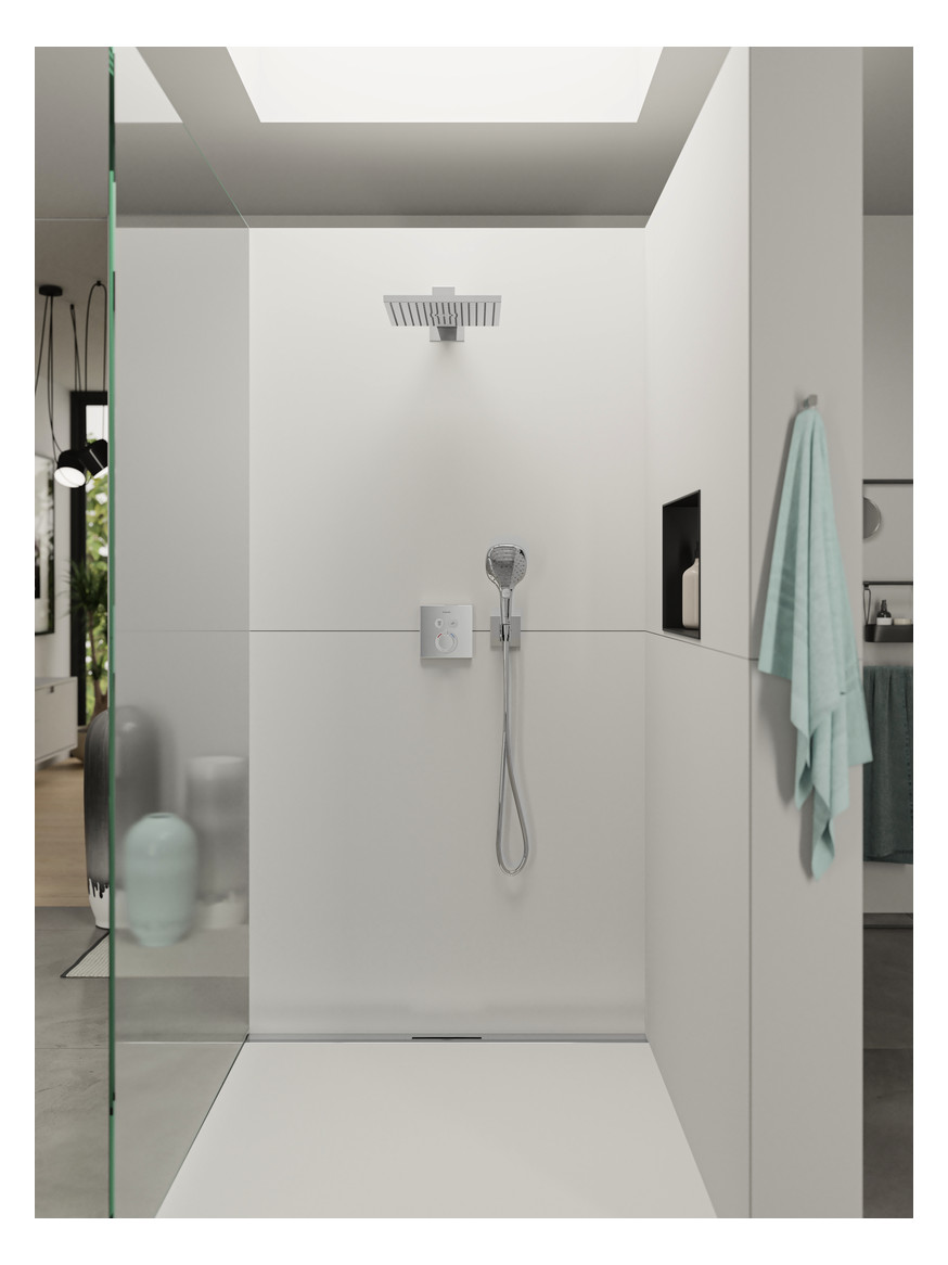 hansgrohe Fertigmontageset ShowerSelect UP-Thermostat, 2 Verbraucher, chrom