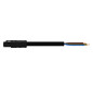 Systemverbindung 4p Serie 774 H05VV-F sw 1,5qmm 4x1,5qmm L6000mm Buchse fr.Ende