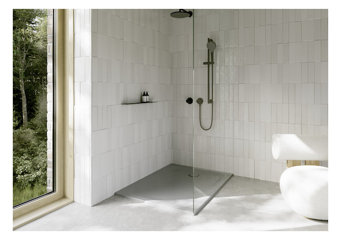 Duschwanne BetteUltra 1260 120x90x3,5cm, Antirutsch/Pro, Mini-Wannenträger, quartz