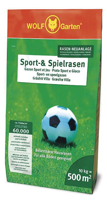 Bild Sport- und Spielrasen LG 500 10 kg - WOLF GARTEN-0