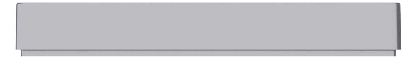 Rahmen 4f edst glz D-Life Kst f.GEB-K Unterputzmontage Thermopl