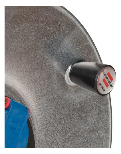 Kabeltrommel 50m H05RR-F 3x1,5mm IP44 3xSteckdosen m.Tragerahmen