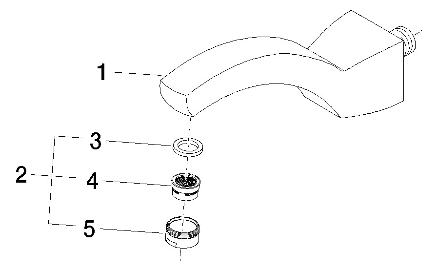 Dornbracht Wanneneinlauf Square Wandmontage, 1/2, chrom