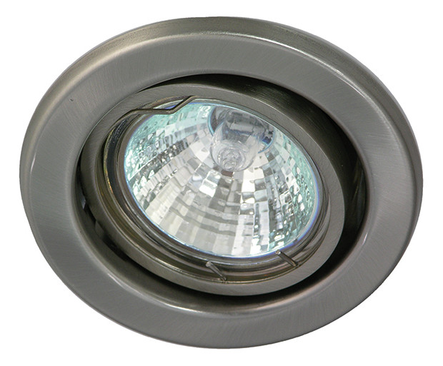 Einbaustrahler 50W Konv edst gbürst IP20 gebürstet Ø/EB68mm