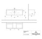 V&B Waschtisch-Unterschrank Subway 3.0 127,2x42,9x47,8cm, ohne LED/Griff Aluminium glänzend, pure white