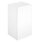 KEUCO Mittelschrank Stageline 40x78,2x36cm, 1-türig, Anschlag links, Lack Inox Seidenmatt, Glas Inox satiniert