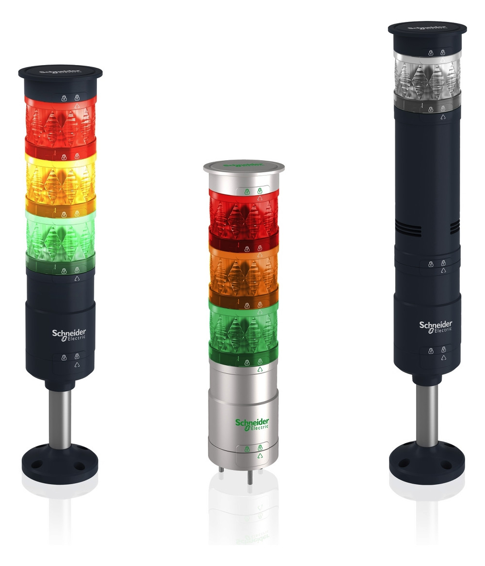 Dauerlicht LED gn Ø60mm IP65 24V/50Hz UC sw