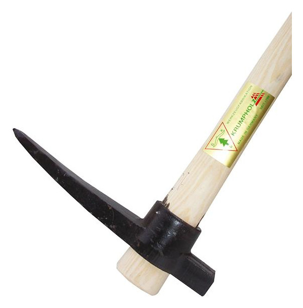 Bild Spitzhacke 1,5 kg mit Stiel Made in Germa ny - Krumpholz Werkzeugfrabrik seit 1799-1