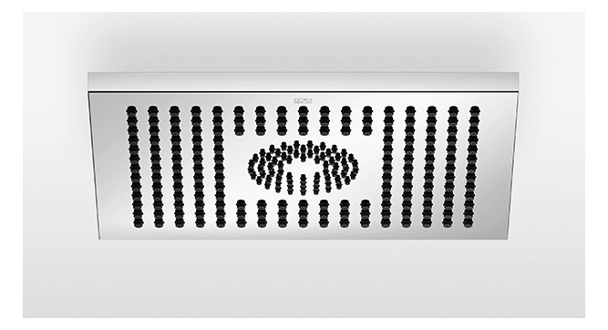 Dornbracht Regenbrause CYO 300x240mm, für Deckenanbindung, Messing gebürstet