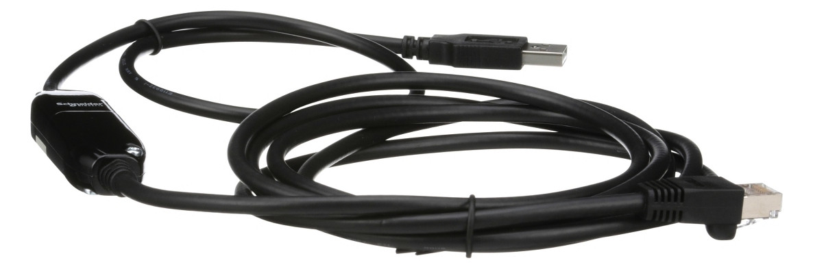 SPS-Verbindungskabel 2,5m RJ45 USB 4p SPS-Programmierger