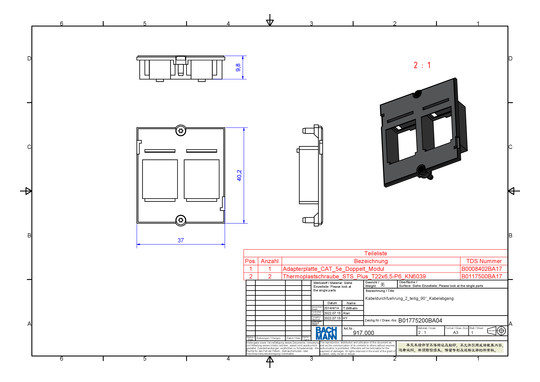 Bachmann Rahmen 2xKeystone       917.000 