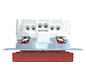 Steckdose 1f rubrt glz System M UP m.BS IP20 rubinrot